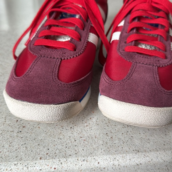 Red suede and nylon adidas sl 72 - Picture 5 of 5